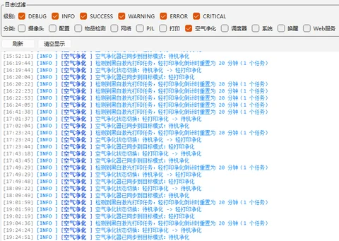 后台服务器的系统界面截图。