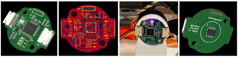 AS5600 编码器节点 PCB 与装配